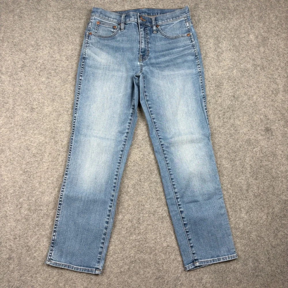 J Crew Vintage Slim Straight Jeans Womens 29 Light Wash Denim Classic Casual